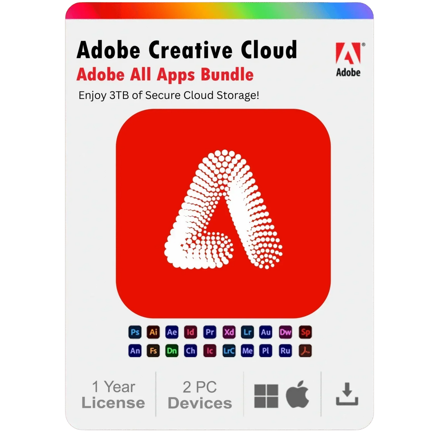 Adobe Firefly 2025 1 Year Subscription For Windows And Mac 2PC