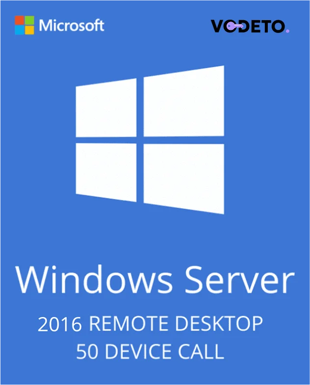 Windows Server 2016 Remote Desktop Services – 50 Device CALs Certificate